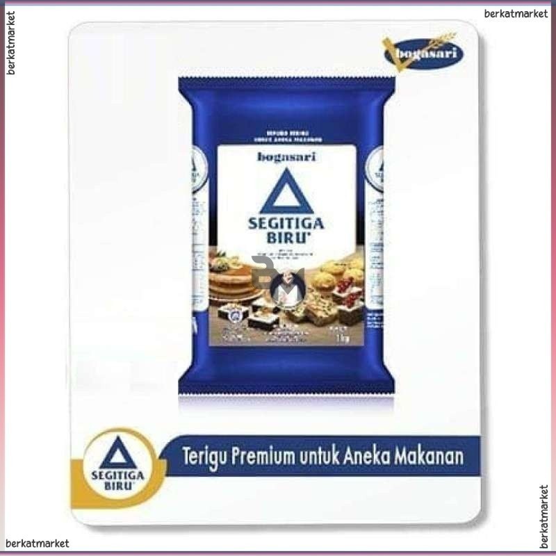 

Tepung Terigu Segitiga Biru Premium Bogasari 1 KG