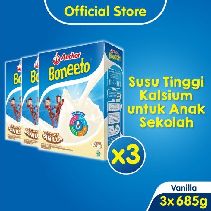 

TERJUAL Boneeto Susu Bubuk Vanila 3 x 685g - Daya Pikir dan Tubuh Aktif