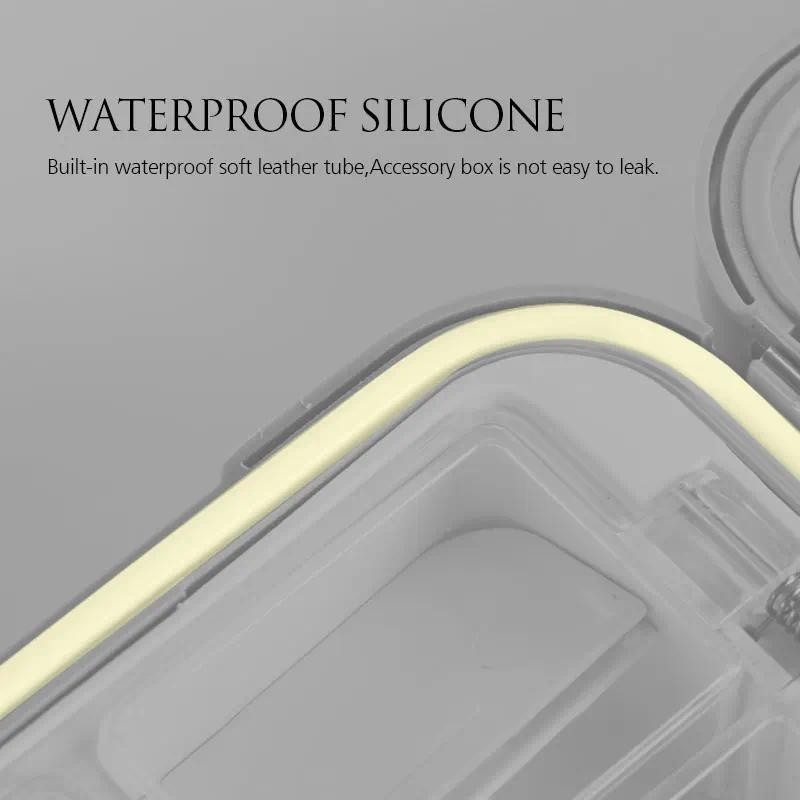 RB Kotak Pancing Multifunction Fishing Tackle Box Kecil Waterproof ABS Portable Hook Lure Tool