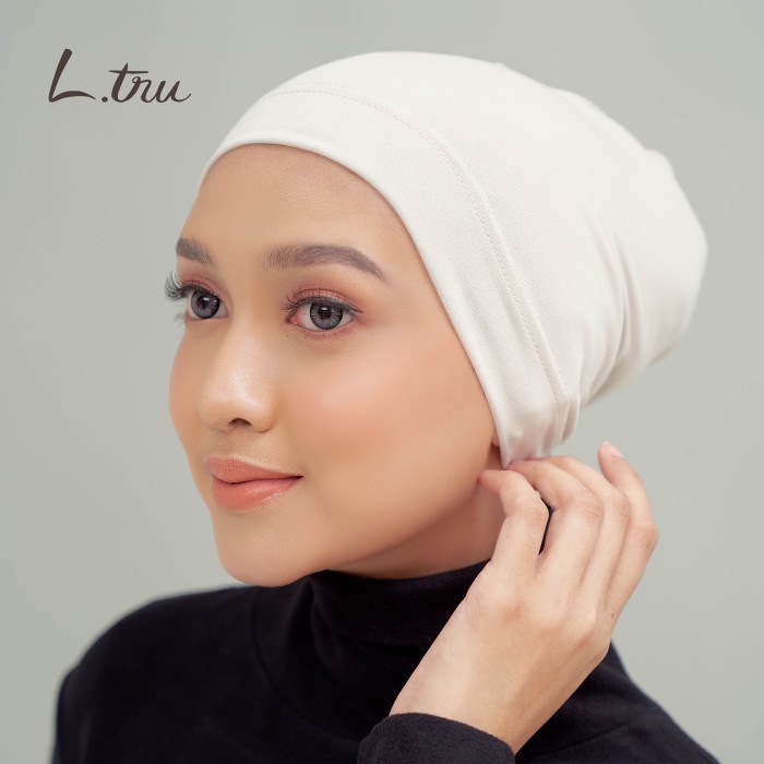 promo ✨ -L.tru - Ciput Inner Hijab Basic - Hazelnut