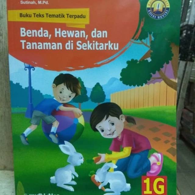 Buku SD Tematik 1G Revisi Yudhistira