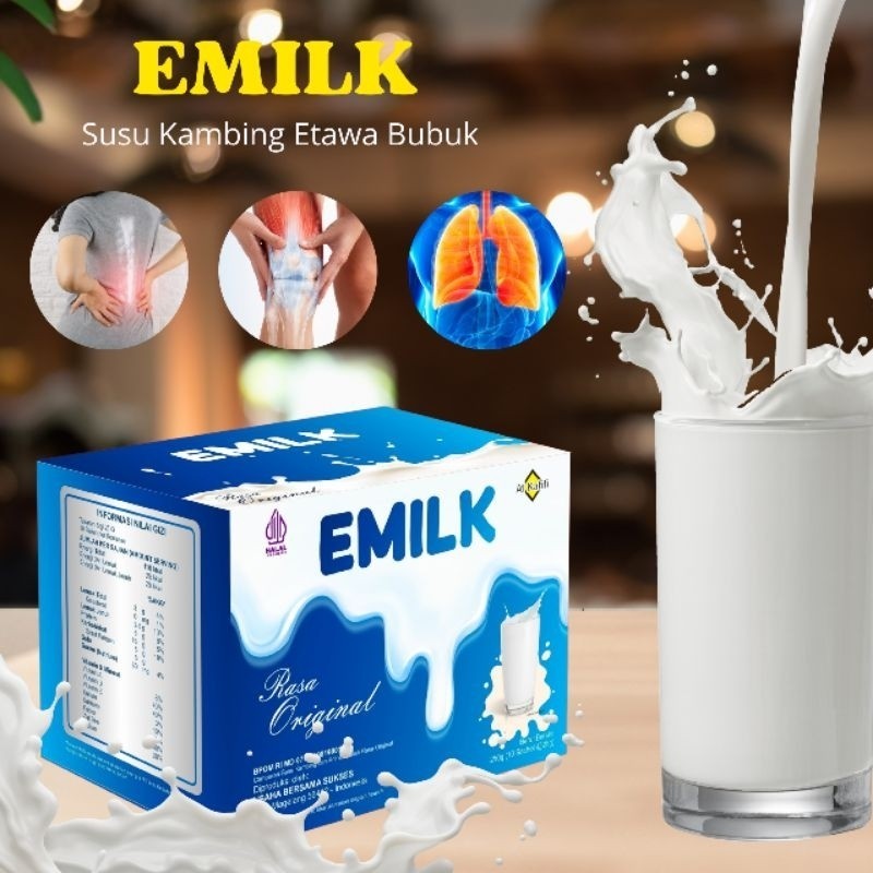 

Emilk 250gram Isi 10 Sachet Susu Kambing Etawa Original Atasi Gangguan Pencernaan