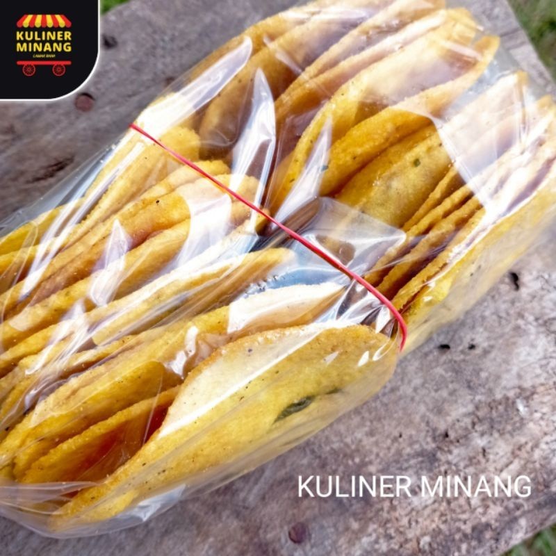 

Kuliner Minang Kerupuk karupuak lento Lonjong Oleh-Oleh Asli Cemilan Kampung Makanan Khas Payakumbuh Padang kabau Jajanan Snack Kabau AX00