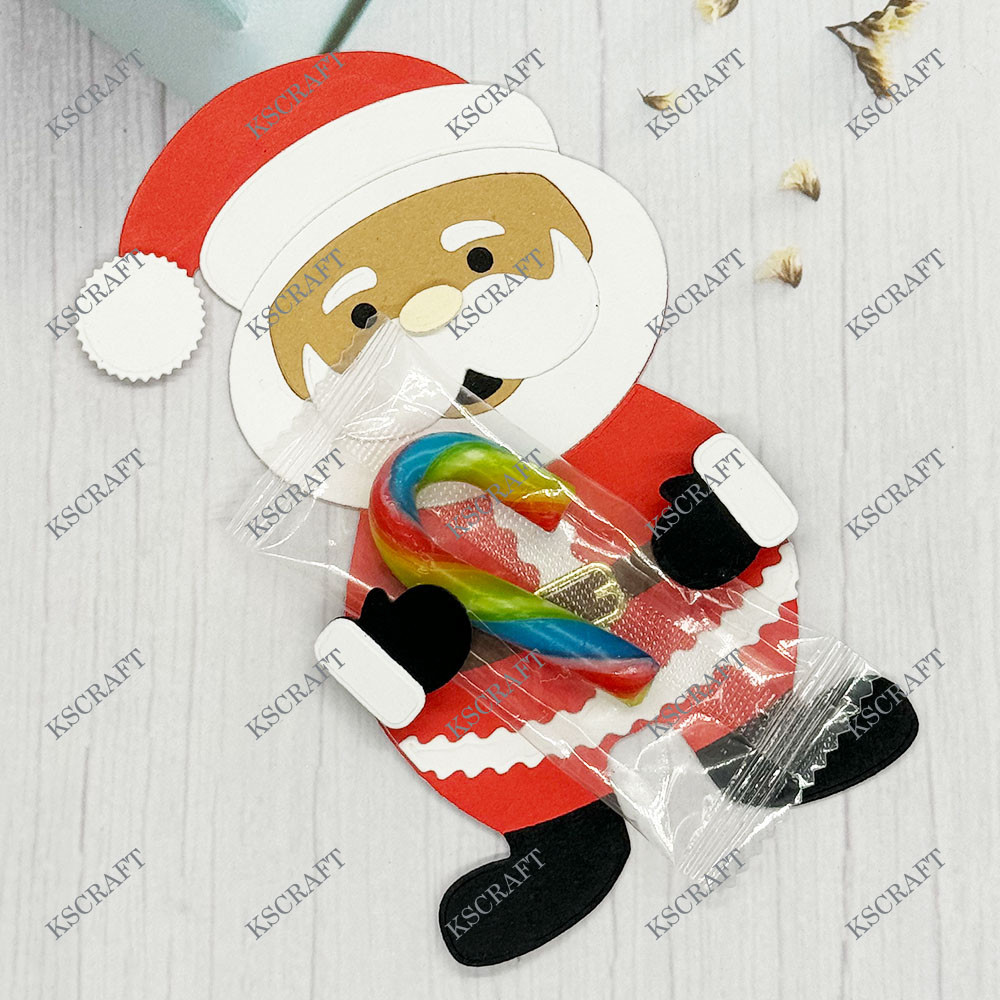

KSCRAFT Build a Santa Cutting Dies Stencils for DIY Scrapbooking Decorative Embossing DIY Paper Cards