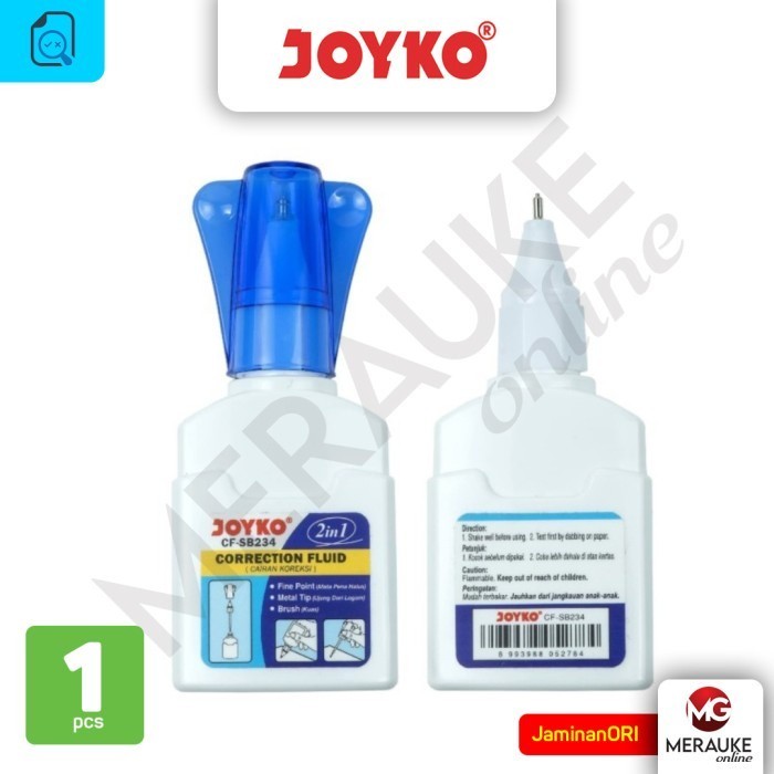 

JOYKO Correction Tape Fluid / Tip-Ex Cair CF-SB234 2 in 1