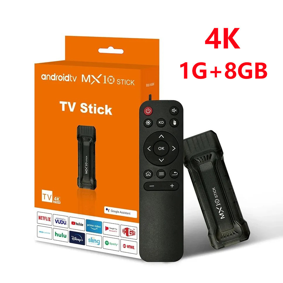 Smart TV Stick Android 14 Support HD 8K Video 4K BT5.0 WiFi 6 Allwinner H618 Quad Core Cortex A53 Vo
