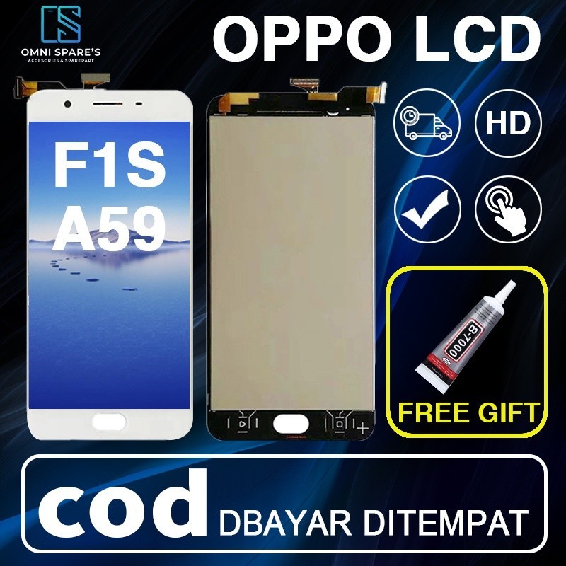 【ORIGINAL】LCD OPPO F1S A59 Fullset Original Layar hp Touchscreen Sentuh Versi Tinggi