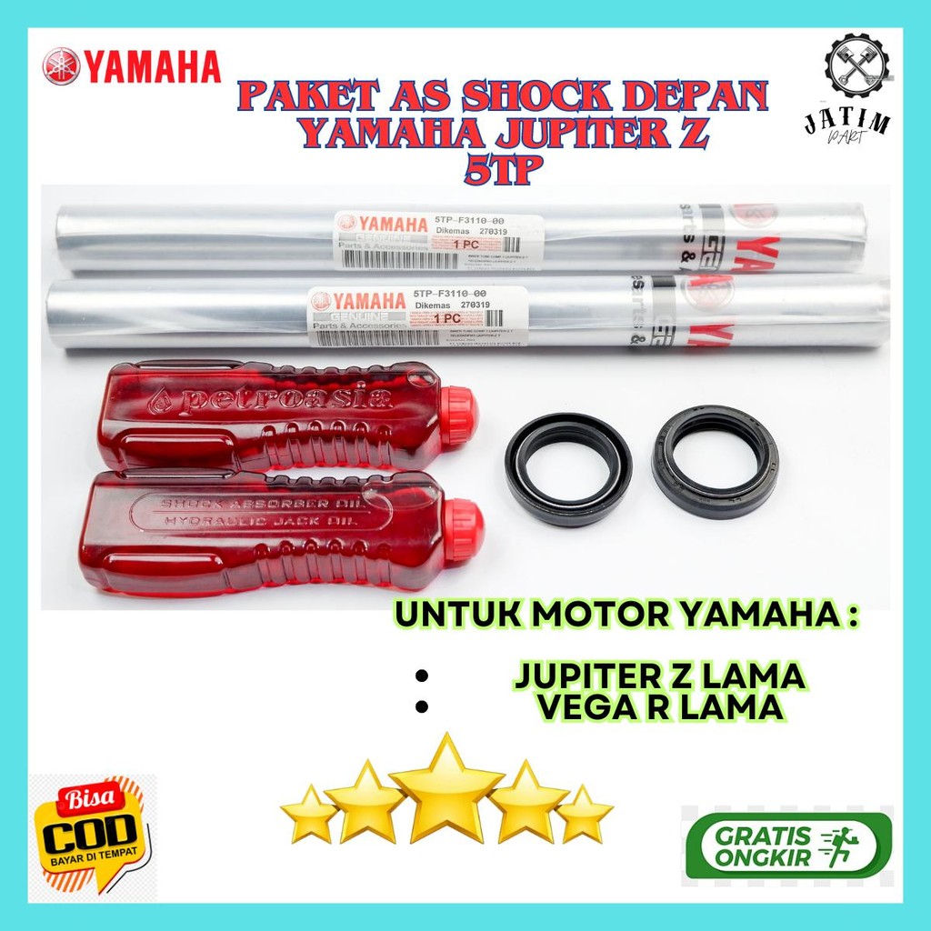 Shok Depan Jupiter z Ori / Paket As Shock Depan Yamaha Vega R Old Original Premium - 5TP-F3110-00