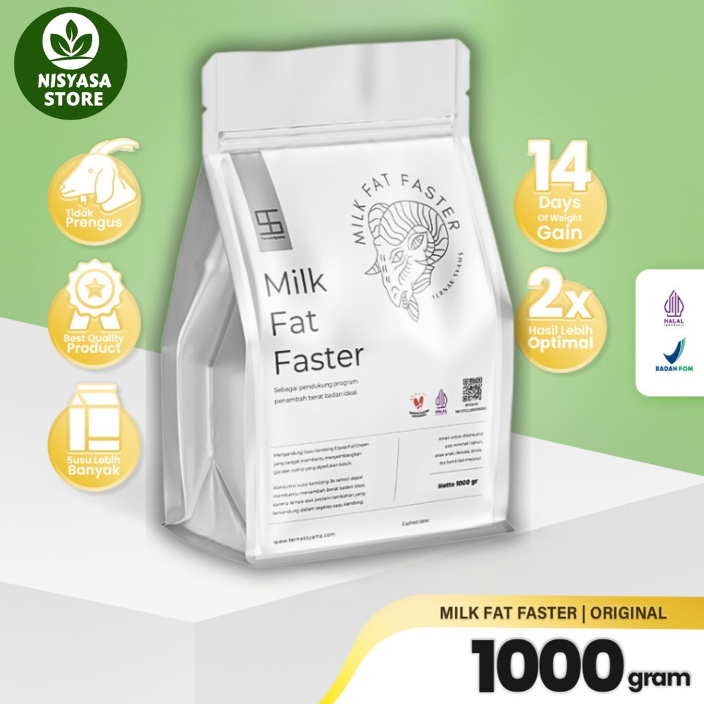 

Ternak Syams Penggemuk Premium Susu Penambah Kenaikan Berat Badan 1 Kg Milk Fat Faster weight gain