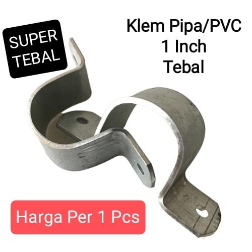 Klem Pipa Besi 1” inch Sanshan Tebal/Klem Pipa Tebal/Klem pipa Kuat Berkualitas