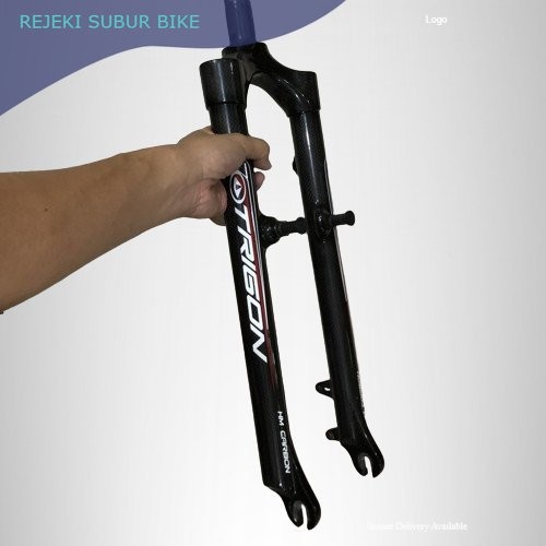 Fork TRIGON Carbon Untuk sepeda 26 27.5 29 Vbrake dan disc ringan rigid ringan buatan Taiwan
