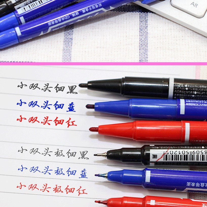 

∼Aurabelle.id∼ PREMIUM SPIDOL PERMANEN DOUBLE TIP Dual Head Marker DUA SISI OILY WATERPROOF IMPORT DUAL SIDE FINE ART MARKER DOBLE TIP UJUNG