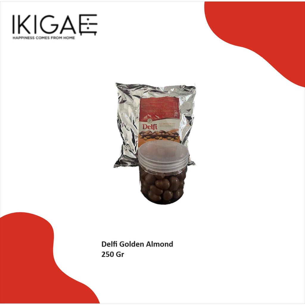 

DELFI GOLDEN ALMOND / COKELAT SUSU ISI KACANG ALMOND 250 GR