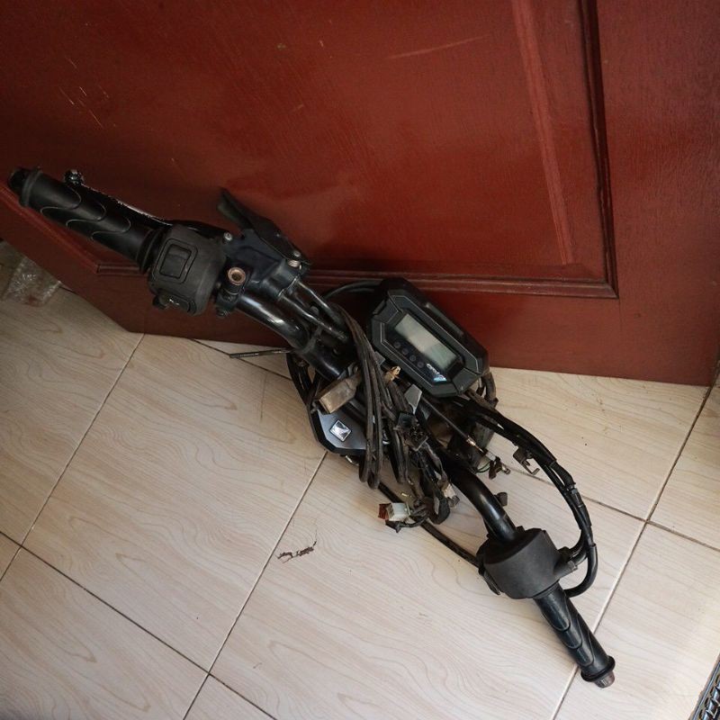 STANG STIR FULLSET HONDA BEAT STREET HANDLE KUMPLIT ORIGINAL AHM