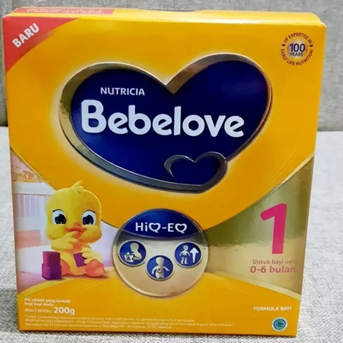 

BEBELOVE 1 200 GR Susu Formula Nutrisi Bayi 0-6 Bulan