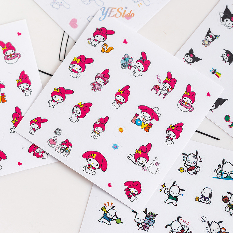 

COD✨ Stiker Sanrio Stiker Kartun Anak-anak Stiker Tahan Air Putri Lucu Stiker Kuromi-YES