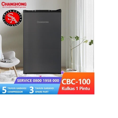 Kulkas 1 Pintu Changhong Type:CBC-100 (Khusus Daerah Medan)