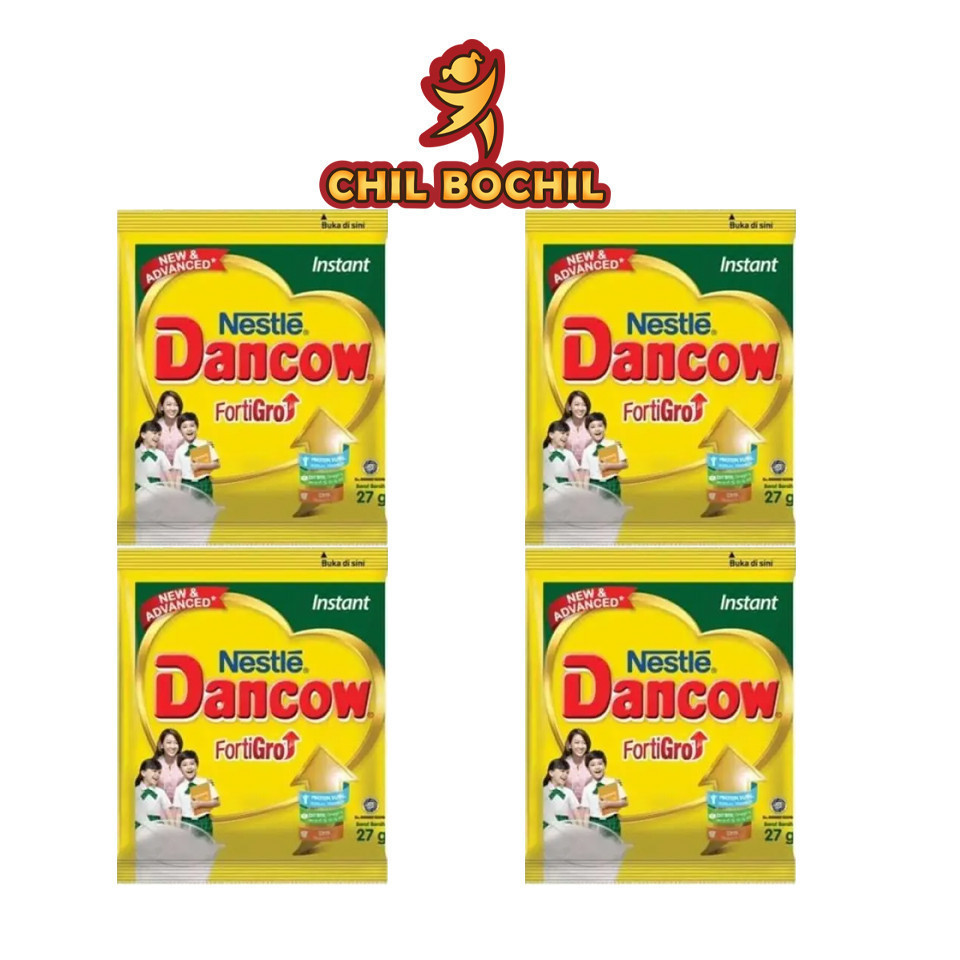 

DANCOW INSTANT FORTI GRO [PUTIH] RENCENGAN (10 SACHET X 27 GRAM) - PUTIH - CHIL BOCHIL