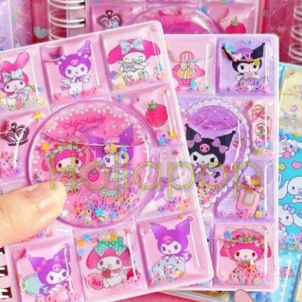 

Ay00! HOP Memo Ring Water Gliter Kuromi My Melody Cinnamoroll Pompompurin 50hal