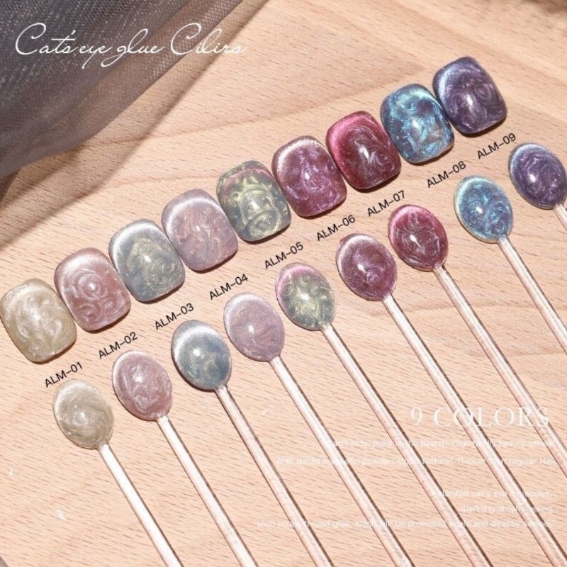 AS ALM CAT EYE EFFECT NAIL GEL POLISH KUTEK GEL POLISH SET