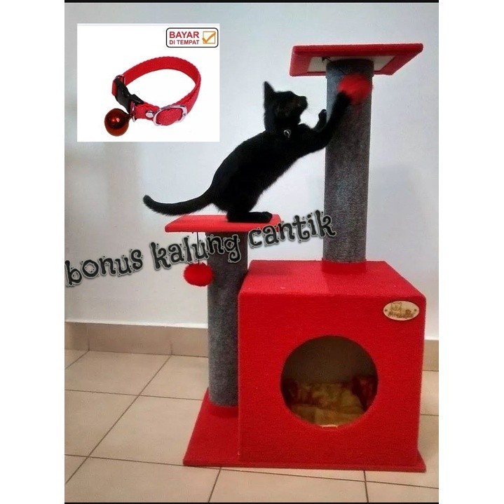 brkualitas bagus terbaru macam2 warna bisa pilih warna rumah kucing trmurah Cat Condo, Rumah Kucing 