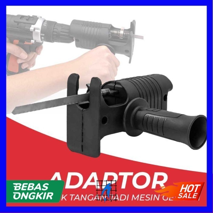 Konektor Modifikasi Bor Listrik Tangan Jadi Mesin Gergaji