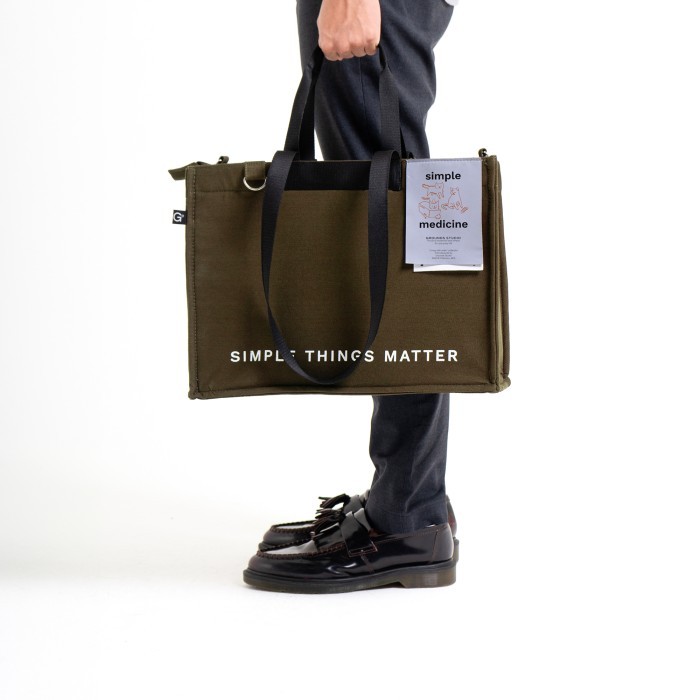 Catto Collection Totebag | Grounds - Olive