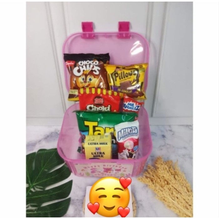 

SNACK ULTAH BOX - GOODIE BAG ULTAH ANAK - BOX ULANG TAHUN - Paket Box 2
