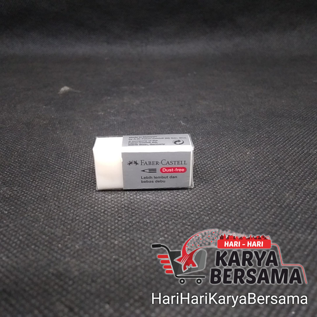 

FABER-CASTELL DUST FREE PENCIL ERASER WHITE
