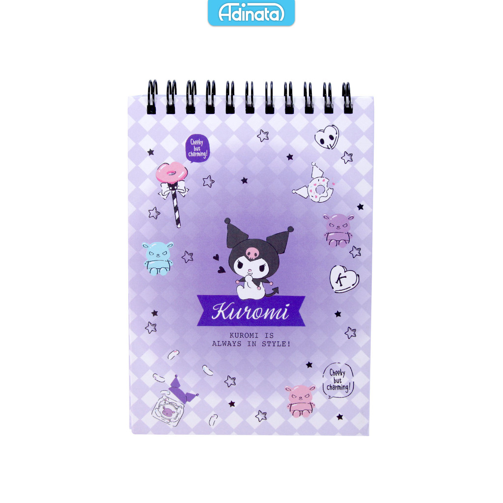 

Kuromi A6 Memo Spiral Notebook 2432-4365 - Adinata / Buku Catatan / Memo