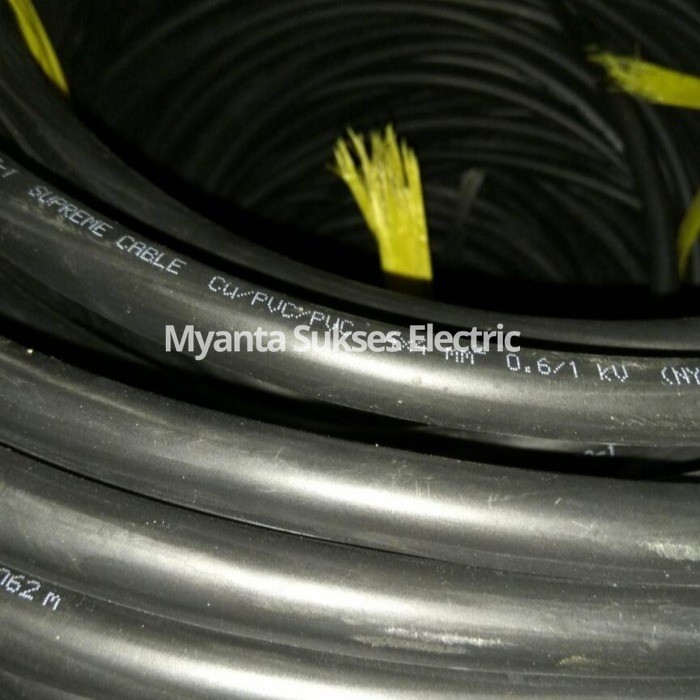 Kabel Listrik Tunggal NYY 4x4mm SUPREME Potongan/Meteran/Eceran