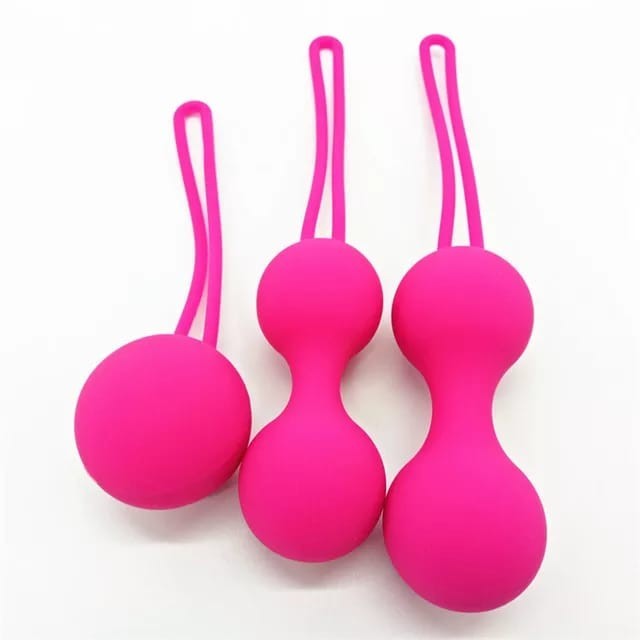 Kegel Bola Kegel Yoga Kegel Ball isi 3 Bola - Pink