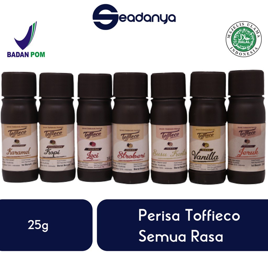 

Perisa Toffieco Essence Lengkap Semua Rasa 25g - Halal MUI & BPOM