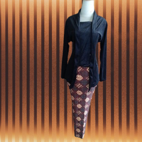 QR25GH Kebaya kutubaru anak set plisket