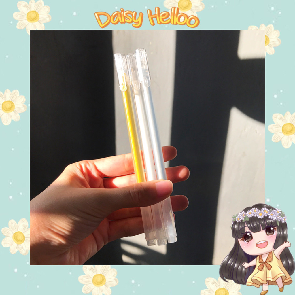 

Pulpen Gel Tinta Metalik Gold Sliver Putih Aesthetic Bolpen Glitter Alat Tulis Sekolah Kantor Pena Pen Stationery Anak Menulis Ballpoint Office Polpen Atk Bjm Banjar Banjarmasin DaisyHelloo