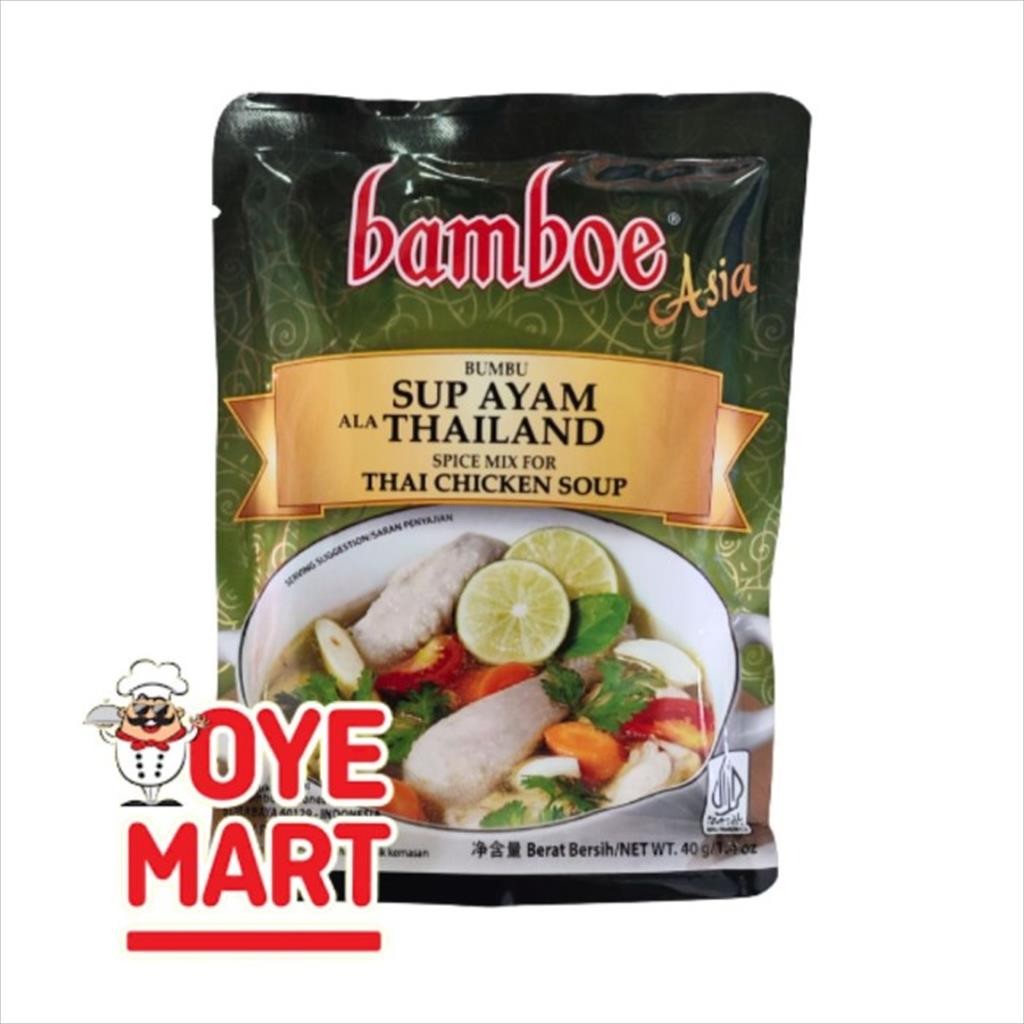 

BAMBOE ASIA BUMBU SUP AYAM ALA THAILAND 40GR/BUMBU INSTAN