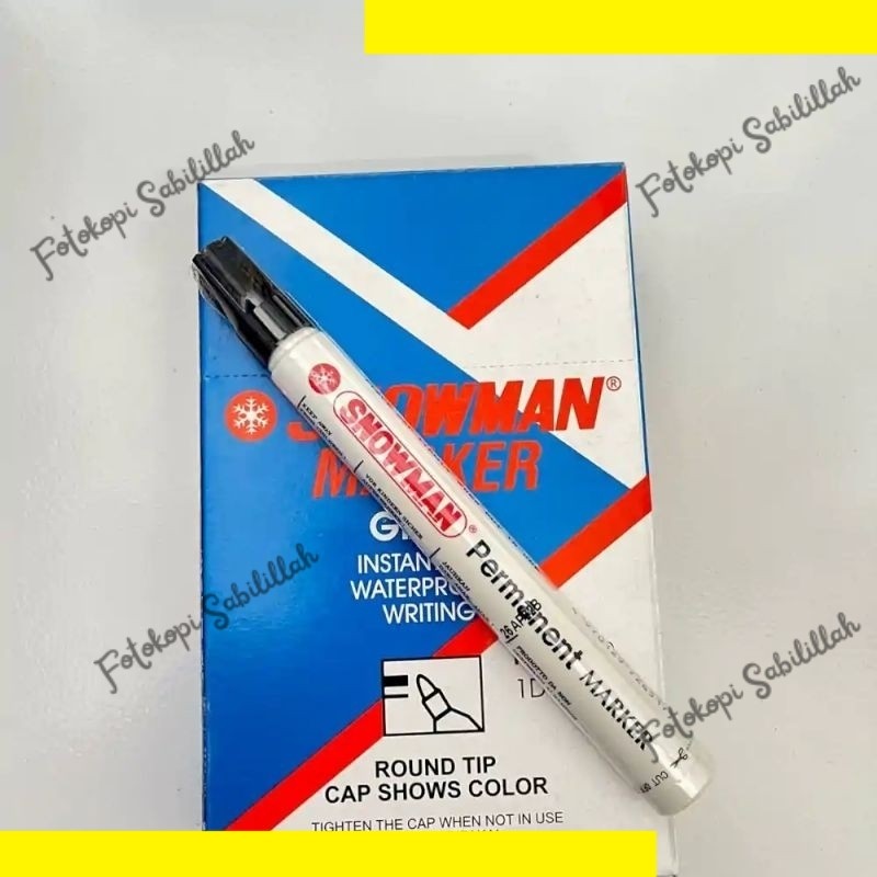 

Spidol Snowman Marker G12 / Spidol Snowman Permanen G12 / Spidol Snowman Marker Permanent G12