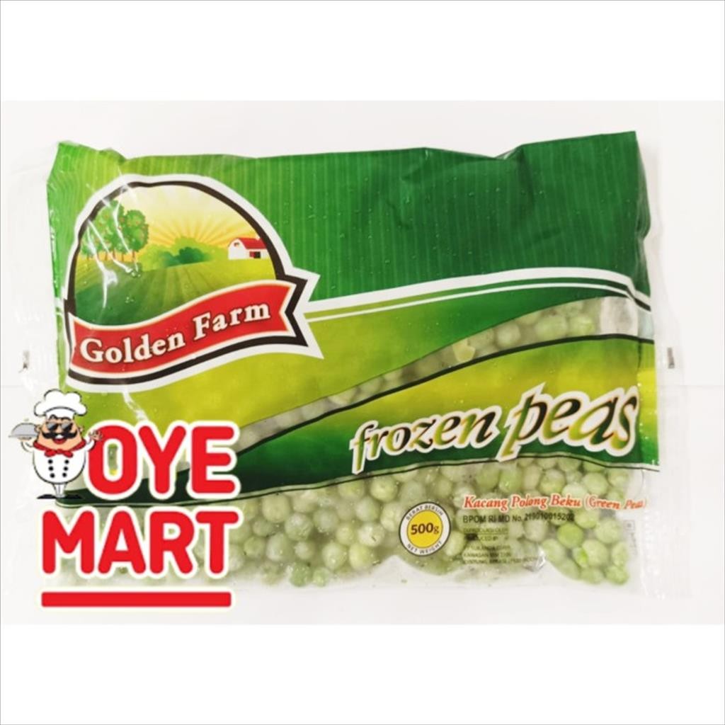 

GOLDEN FARM GREEN PEAS 500GR