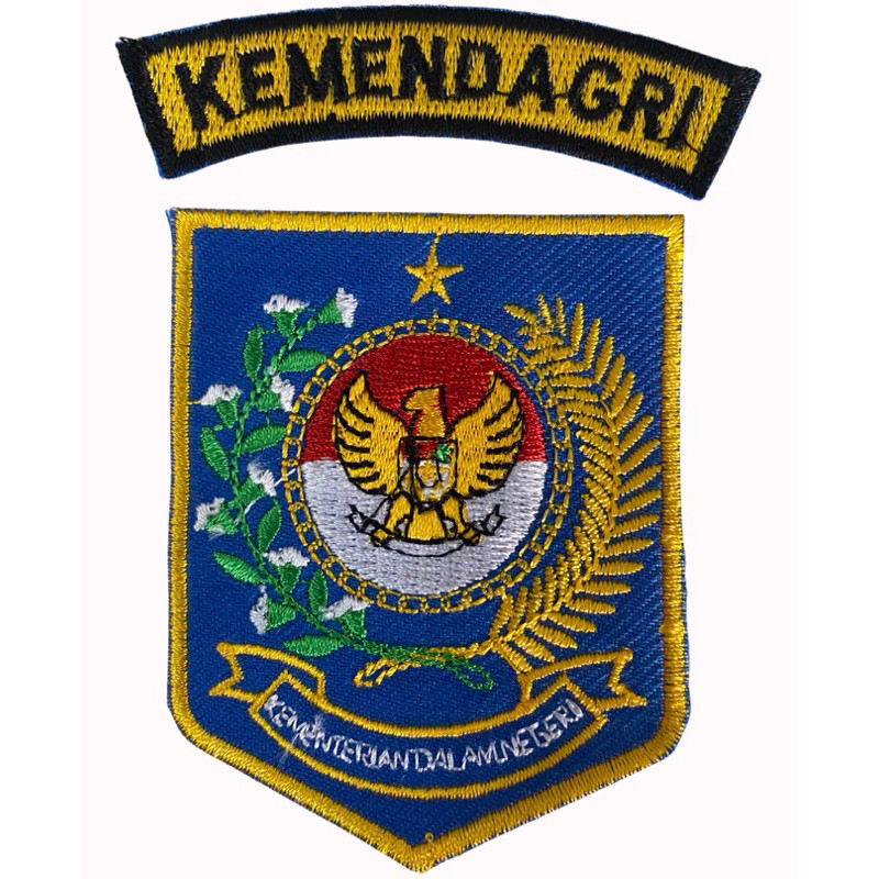 Bordir KEMENDAGRI BORDIR /EMBLEM BORDIR KEMENDAGRI