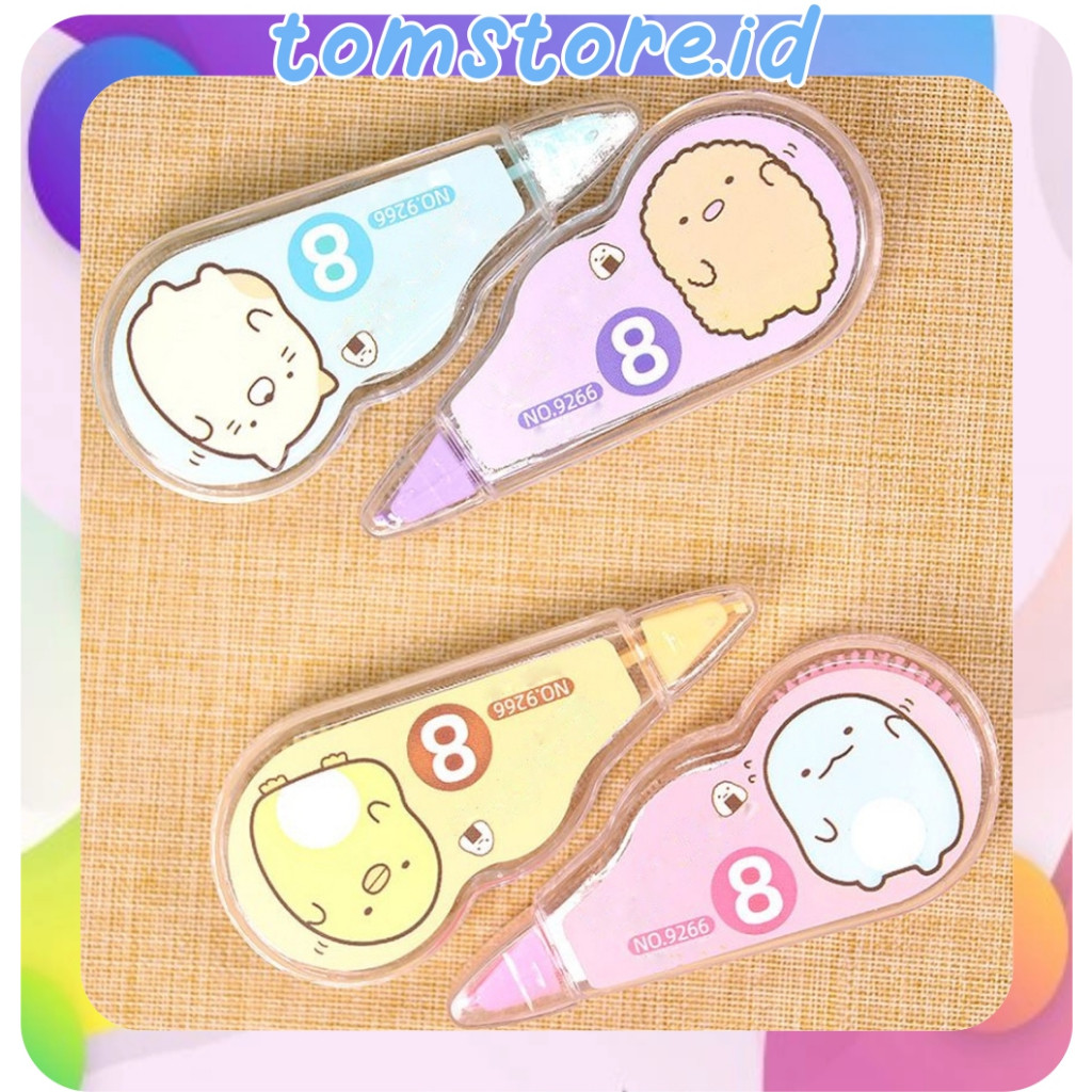 

TOMSTORE.ID TIPEX ROLL/correction tape/tipe-x karakter lucu kecil/tip-ex kertas fancy S087