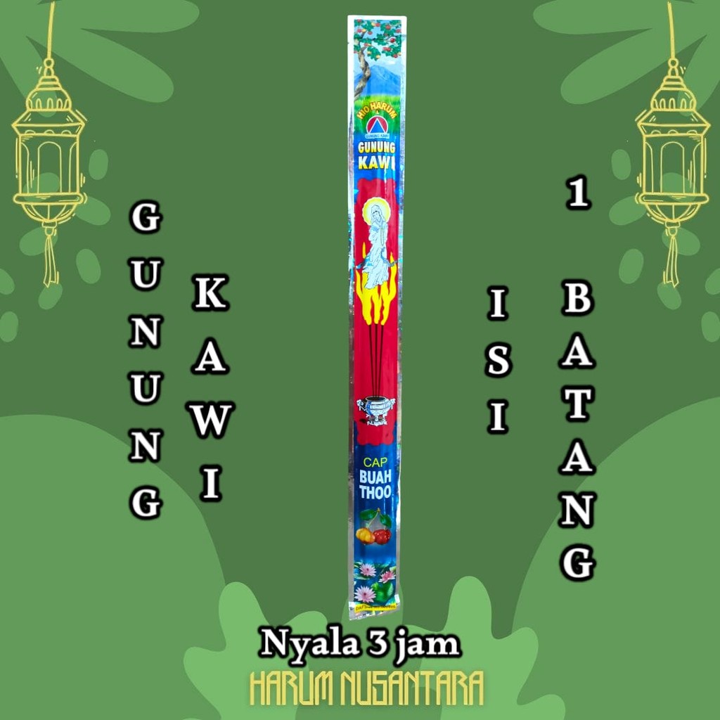 Dupa Gunung Kawi 1 Batang Samkai Jumbo Nyala 4 Jam Panjang 50 Cm