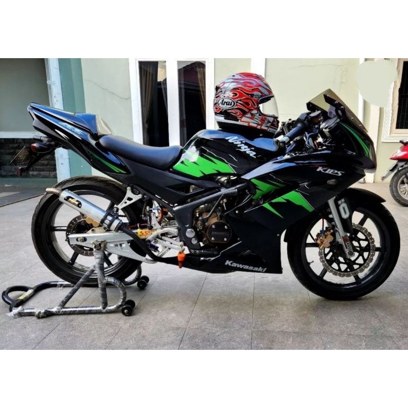 Decal Sticker Striping Variasi Ninja RR New 150 2Tak 2012-2017 Ninja RR Spesial Edisi Ninja RR SE Ni