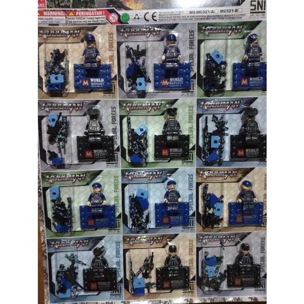 LEGO ROBOT isi(12PCS) Mainan Balok ROBOMAN