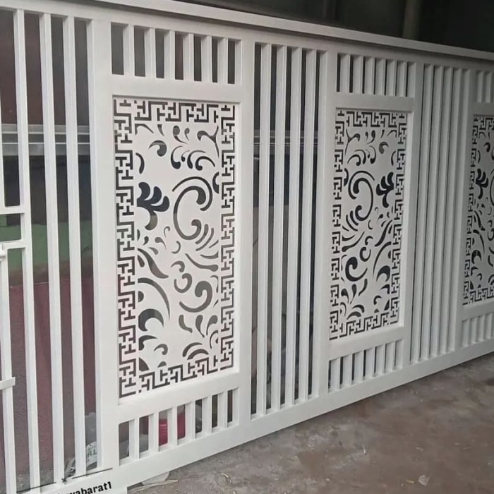 pagar minimalis besi holo galpanis