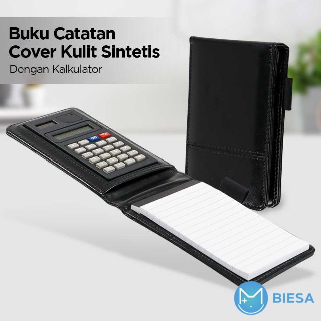 

Buku Catatan Note Cover Kulit Sintetis dengan Kalkulator - Y8302: Berkualitas, Awet, dan Praktis untuk Menulis dan Menghitung dengan Elegan