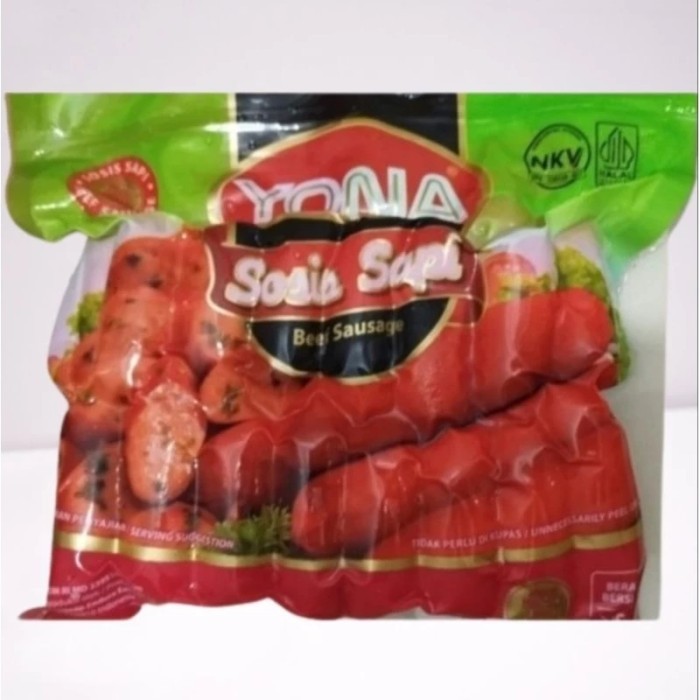 

SOSIS SAPI COCKTAIL MERAH 450 GRAM YONA