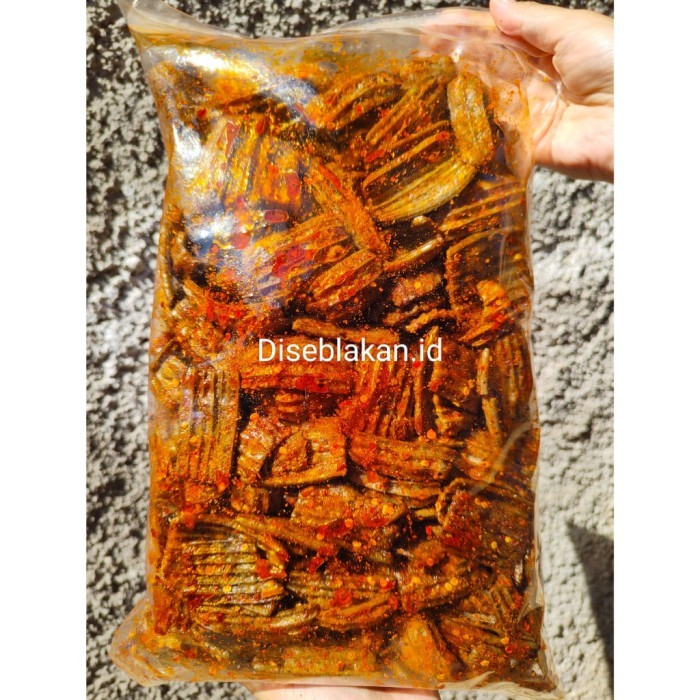 

kerupuk jengkol pedas daun jeruk isi 1kg AJIP