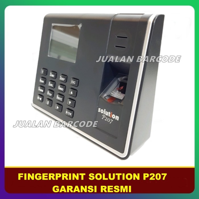 Mesin Absen Fingerprint Solution P207 / ABSENSI SOLUTION P208 RESMI - SOLUTION P208