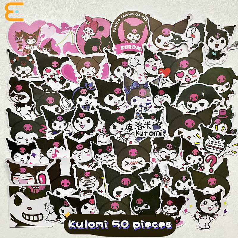 

Eeghrerr Stiker Dekorasi Ponsel Kuromi Melody Cute Cinnamoroll Scrapbook Stiker Dekorasi Ponsel