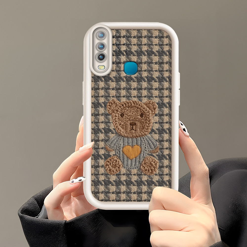 Casing Hp Untuk Vivo Y17 Y15 Y12 1902 Softcase Mode Handphone Bear 2944 Phone Case Soft Silikon Kesi